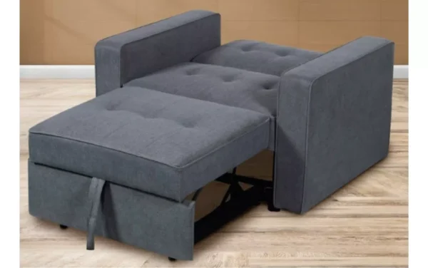 Sofá Cama Individual Valparaíso – Felpa o Lino | Más de 20 Colores | Precio de Fábrica | Practimuebles Chile