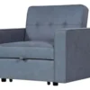 Sofá Cama Individual Valparaíso – Felpa o Lino | Más de 20 Colores | Precio de Fábrica | Practimuebles Chile