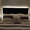 Respaldo de cama 2 plaza con luces LED