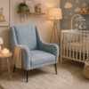 Sillón de Lactancia Nube | Sillón Maternal Ergonómico para Dormitorio Infantil | Practimuebles Chile